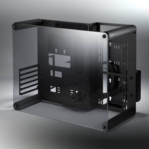 корпус Raijintek PAEAN M (Micro-ATX, Aluminum Open frame case; Aluminum 3.0mm + SGCC 1.0mm; 4.0mm Tempered Glass; USB3.0 *2 + USB2.0*2; 5 PCI slots)