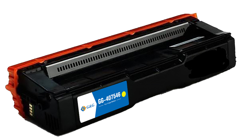 Тонер-картридж G&G toner-cartridge для Ricoh Aficio SP C250DN/C250SF жёлтый 1 600 стр. 407546 с чипом гарантия 36 мес. распродажа остатков