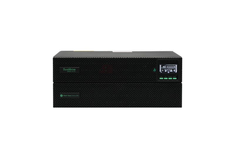 Источник бесперебойного питания Systeme Electric Smart-Save Online SRV, 3000VA/3000W, On-Line, Extended-run, Rack 2U(Tower convertible), LCD, Out: 8xC13+1xC19, SNMP Intelligent Slot, USB, RS-232, Dry contact