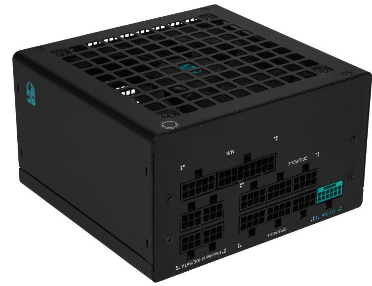 блок питания Deepcool GAMERSTORM PQ1000G (ATX 3.1, 1000W, Full Cable Management, PWM 120mm fan, 80+ GOLD, Active PFC + Half Bridge + DC/DC, Full Japanese Capasitors, Gen5 PCIe) RET (R-PQA00G-FD0B-WGEU-V1)