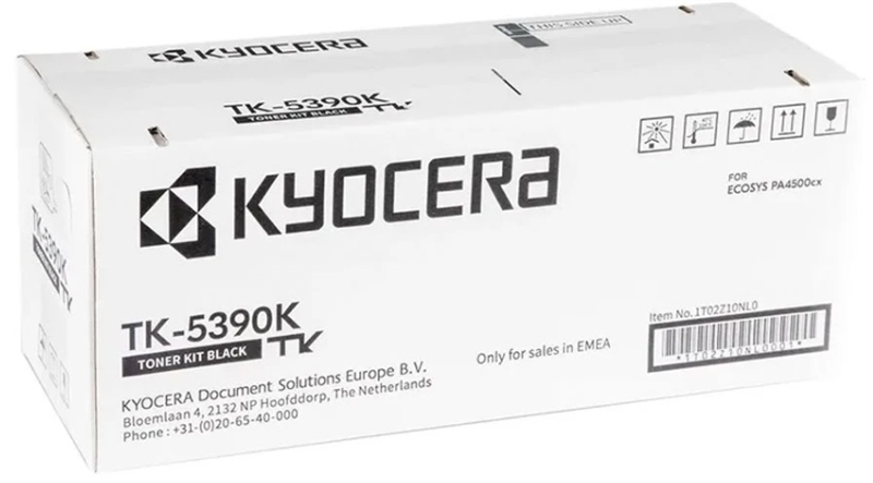 Тонер Kyocera Тонер-картридж TK-5390K для ECOSYS PA4500cx чёрный (18000 стр.)
