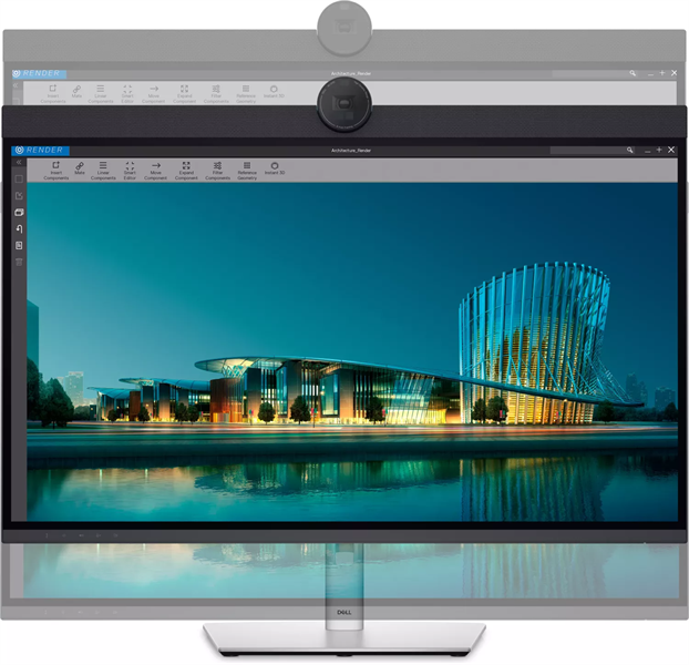 Dell 31.5" U3224KBA 6K Conference Monitor S/Bk (IPS;16:9;6144x3456x60Hz;450cd/m;2000:1;5ms;1,07bln;178/178;HDMI;mDP;3xUSB-C;5xUSB-A;2xTB4;RJ45;WebС8MP;mcr;Spk14W;Tilt;Swiv;HAS;Pivot;VESA)
