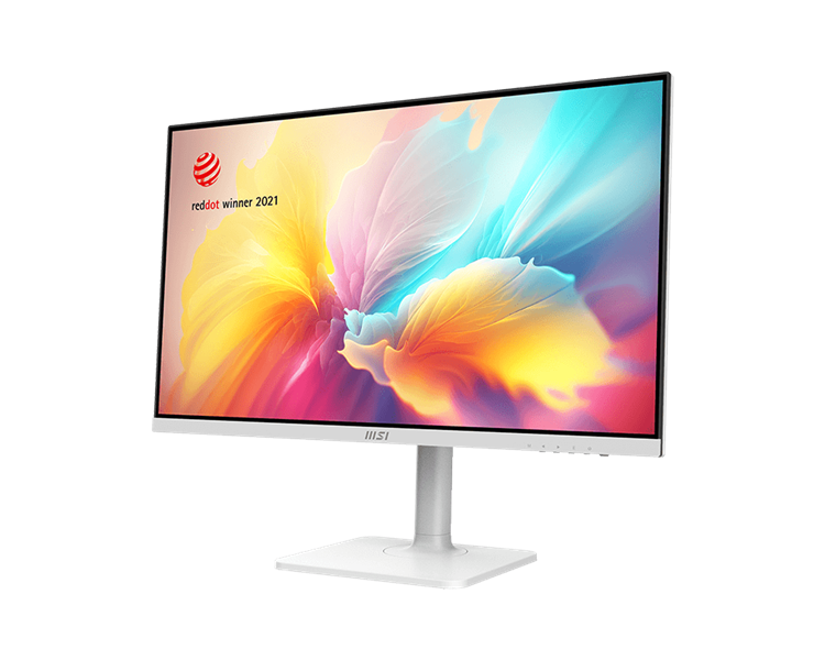 Монитор MSI Modern MD2712PW 27" 16:9 FHD(1920x1080) IPS Flat,1ms(MPRT),1000:1,100M:1,300nit,178/178,HDMI 1.4,USB-C,Speaker,Tilt,Swivel,Height,Pivot,VESA,100Hz,White(white cable),1y war-ty