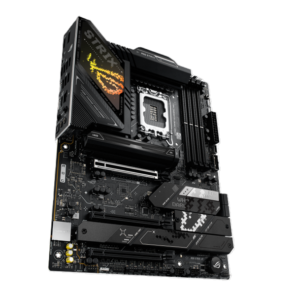 Материнская плата ASUS ROG STRIX Z890-H GAMING WIFI, LGA1851, Z890, 4*DDR5, 4*SATA, 5*M.2, 8*USB 3.2, 2*Type-C, 3*PCIx16, HDMI+DP, ATX; 90MB1K20-M0EAY0