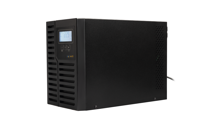 Источник бесперебойного питания SMARTWATT ИБП Онлайн, 1000/900 ВА/Вт, напольный, LCD дисплей, Schuko CEE7/4 - 2 шт.