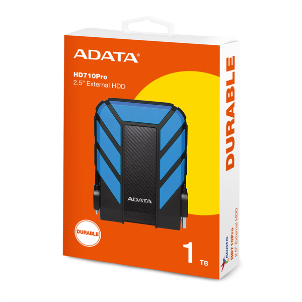 Внешний накопитель External HDD ADATA 1TB USB 3.2 Gen 1 COLOR BOX blue