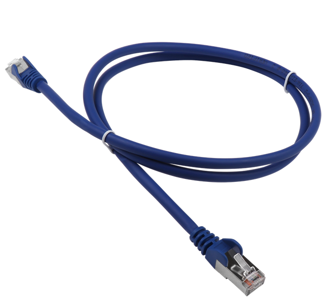 Патч-корд Патч-корд LANMASTER LSZH FTP кат.5e, 1.0 м, синий
