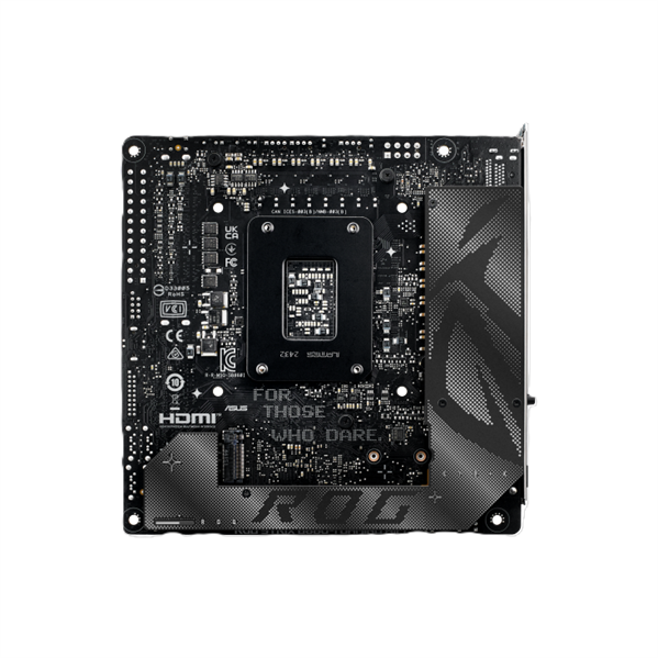 Материнская плата ASUS ROG STRIX B860-I GAMING WIFI, LGA1851, B860, 2*DDR5, 4*SATA, 2*M.2, 6*USB 3.2, Type-C, 1*PCIx16, DP+HDMI, mITX; 90MB1JB0-M0EAY0