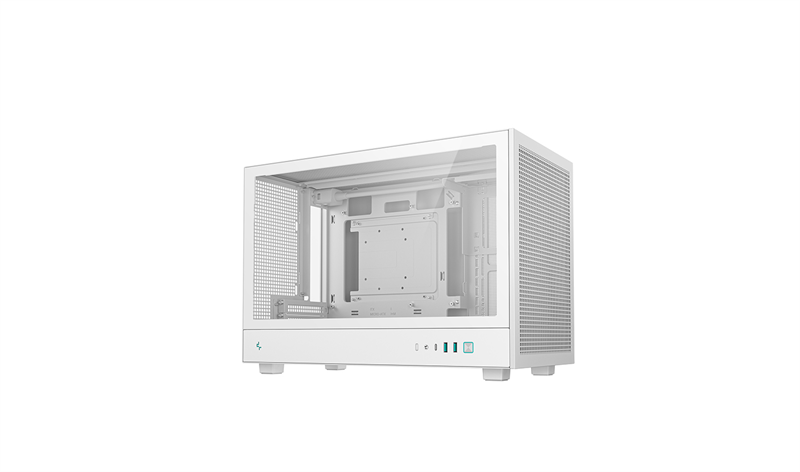 корпус Deepcool CH260 WH без БП, боковое окно (закаленное стекло), белый, MICRO ATX/MINI-ITX
