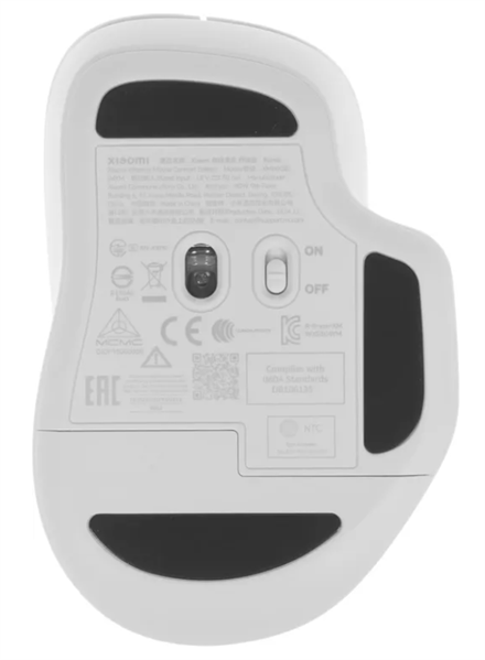 Мышь Xiaomi Wireless Mouse Comfort Edition, 1200dpi, silent, White