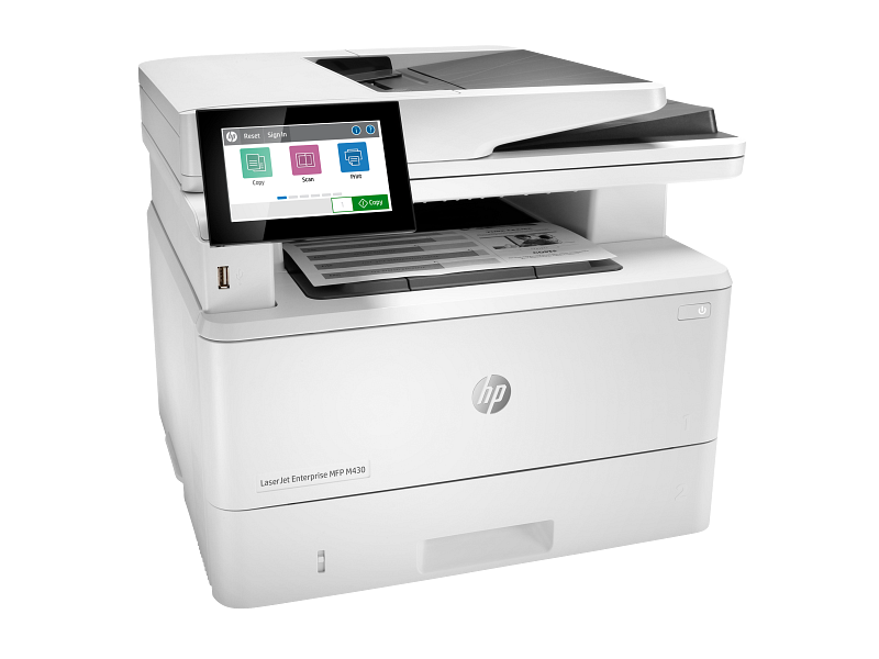 Многофункциональное устройство лазерное HP LaserJet Enterprise MFP M430f (p/c/s/f, A4, 1200dpi, 38ppm (40 HP high speed), 2Gb, 2trays 100+250, ADF 50, USB/GigEth, Duplex, cart. in box 3000)