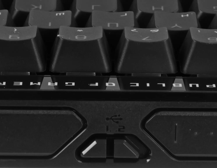 Клавиатура ASUS M605 ROG FALCHION ACE HFX, Wired, 65%, PBT, RGB Lighting, Black