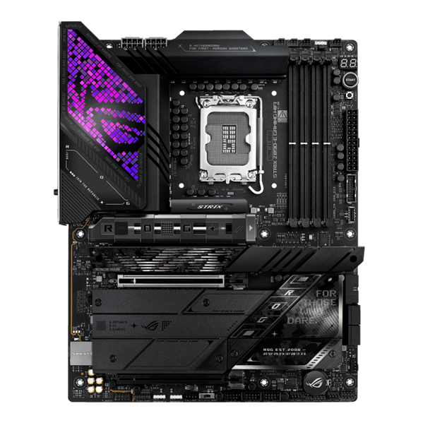 Материнская плата ASUS ROG STRIX Z890-E GAMING WIFI, LGA1851, Z890, 4*DDR5, 4*SATA, 7*M.2, 10*USB 3.2, 2*Type-C, 2*PCIx16, 2*Thunderbolt™ 4, HDMI+DP, ATX; 90MB1IM0-M0EAY0