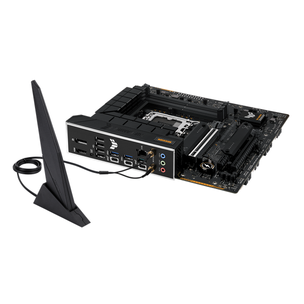 Материнская плата ASUS TUF GAMING B760M-BTF WIFI D4, LGA1700, B760, 4*DDR4, 4*SATA, 3*M.2, 4*USB 3.2, 3*USB 2.0, Type-C, 2*PCIx16, 1*PCIx1, DP+HDMI, mATX; 90MB1E50-M0EAY0