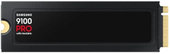 Твердотелльный накопитель SSD M.2 (PCI-E NVMe 2.0 Gen 5.0 x4) 8Tb Samsung 9100 PRO (R14800/W13400MB/s) with Heatsink, 1year