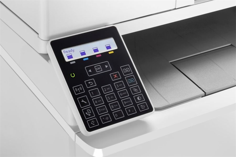 Многофункциональное устройство HP Color LaserJet Pro MFP M183fw (p/c/s/f ,A4, 16ppm, 256Mb, ADF35, USB, WiFi/ Fast Ethernet10/100 Base-TX,1 tray 150, 1year warr,cartridge 800&700 cmy in box,R (незначительное повреждение коробки)