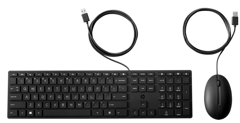 клавиатура и мышь Keyboard and Mouse HP 320MK Wired (black)