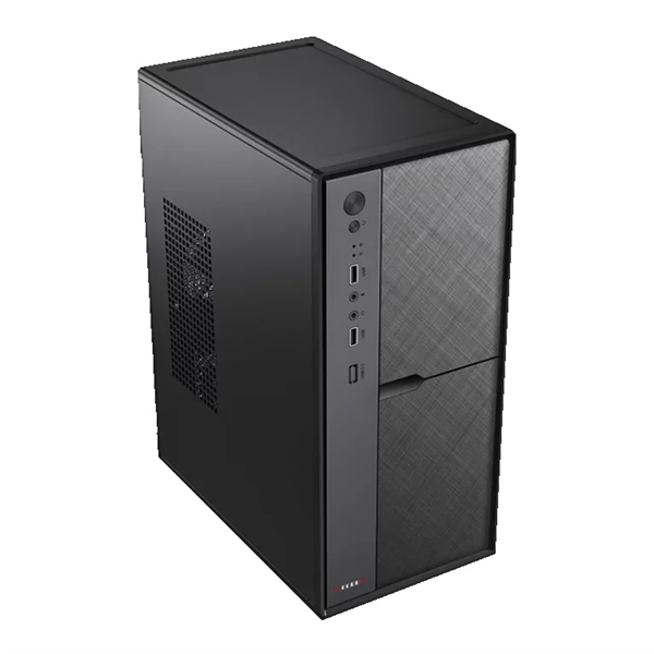 корпус Accord ACC-1603 black w/o PSU mATX 1x80mm 2xUSB2.0 1xUSB3.0 audio