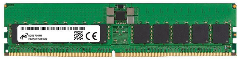 Оперативная память Micron DDR5 RDIMM 32GB 1Rx4 5600 MHz ECC Registered MTC20F1045S1RC56BD1, 1 year, OEM, New Original