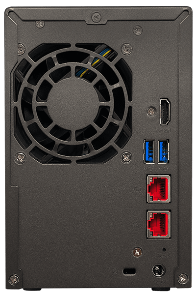 сетевое хранилище ASUSTOR AS6602T 2-Bay NAS/Media player/Intel Celeron J4125 2.0GHz up to 2.7GHz (Quad-Core), 4GB SO-DIMM DDR4, noHDD(HDD,SSD),/2x1GbE(LAN)/3xUSB3.2,HDMI (потёртости, после СЦ)