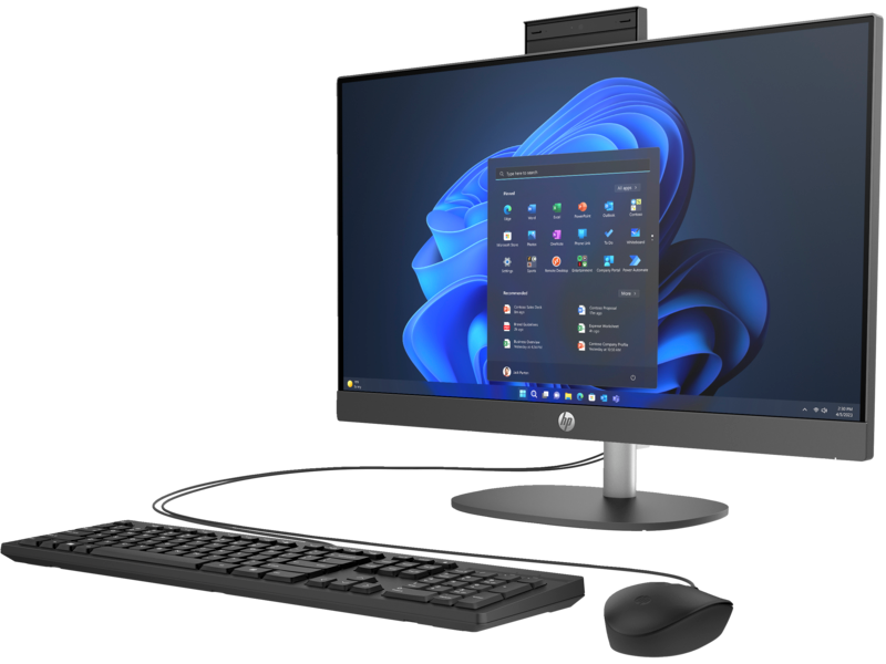 HP ProOne 240 G10 All-in-One NT 23,8"(1920x1080)Core i5-1335,8GB,512GB,eng usb kbd,mouse,WiFi,BT,U IrisX,Iron Gray,Win11ProMultilang,1Wty