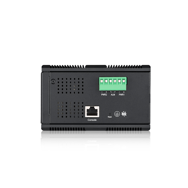 Коммутатор Промышленный L2 PoE+ коммутатор Zyxel RGS200-12P, 8xGE PoE+, 4xSFP, крепление на стену/DIN-рейку, IP30, два источника питания DC, бюджет PoE 240 Вт