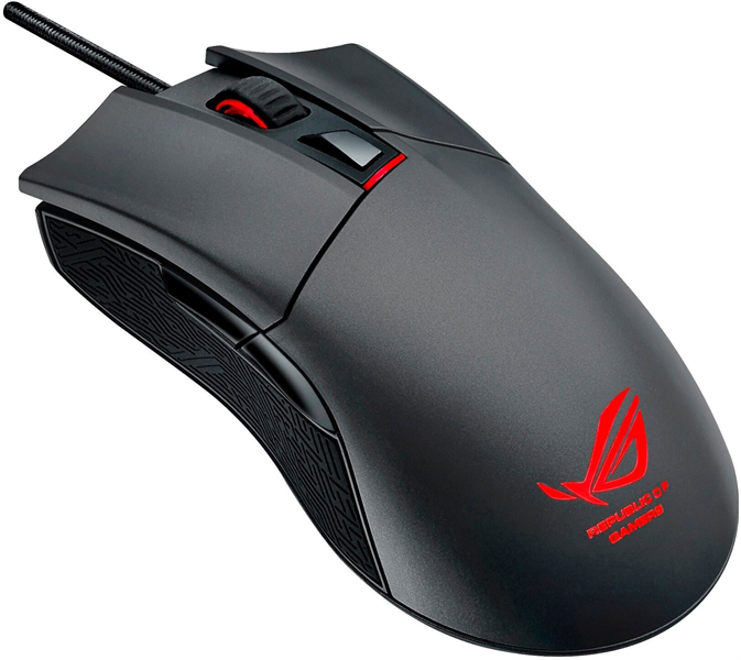 Мышь ASUS ROG GLADIUS II CORE, 92,5g, Wired, 6,2K DPI Sensor, 6 Programmable Buttons, Black