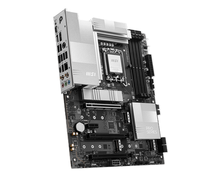 Материнская плата MSI PRO Z890-P WIFI/Z890/LGA1851/4DDR5/3PCI-Ex16/1PCI-Ex1/4M.2 /1USB4/1USB3.2 Gen2 X2/2USB