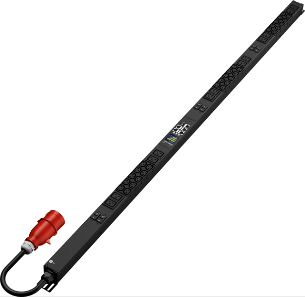 Блок распределения питания SMARTWATT PDU P-series Metered, 0U, 3Ф 32A, 23кВА, выход - 30xC13+12xC19, вход IEC 309, кабель 3М, 4512020450060 (PMI33S6CВO3012S)