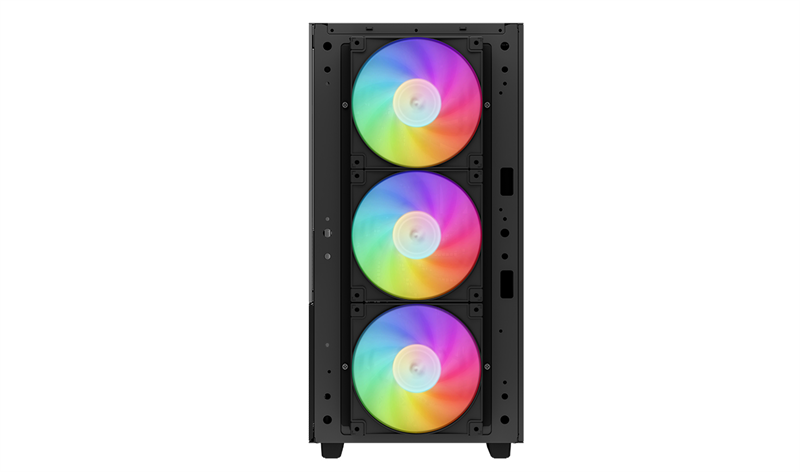 Корпус Deepcool CH560 DIGITAL без БП, боковое окно (закаленное стекло), 3x140мм ARGB вентилятор спереди и 1x120мм ARGB вентилятор сзади, черный, ATX (R-CH560-BKAPE4D-G-1)