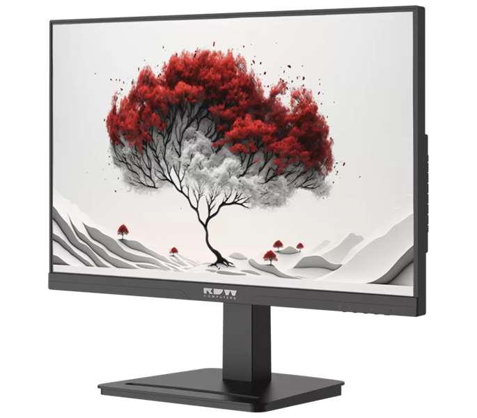 Монитор RDW2401K 1920x1080(FHD)IPS120Hz 5мс 178°/178 300cd 1000:1 VGA HDMI DP Рег. по высоте, Портретный режим, Поворот вокруг своей оси(лево/право), Наклон, Внутренний БП, Динамики, черный, VESA 100*100, МПТ