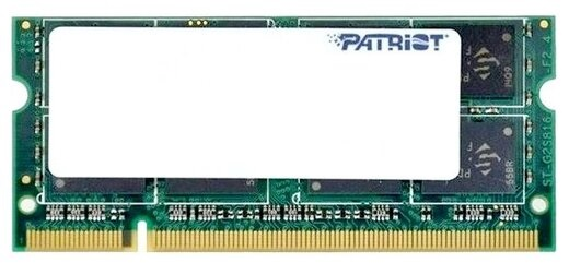 Оперативная память Patriot SL DDR4 8GB 2666MHz SO-DIMM SINGLE 1*8GB CL19 19-19-19-43 1.2V
