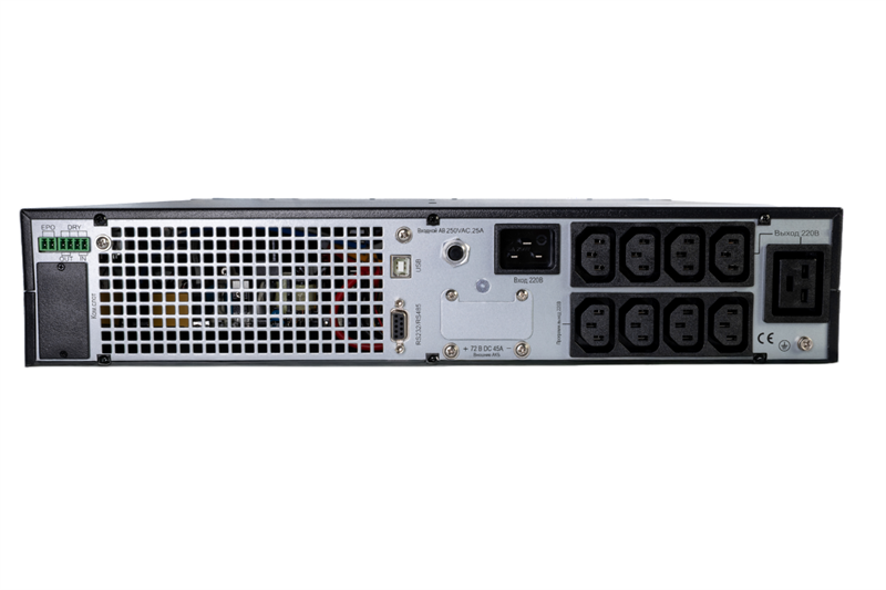 Источник бесперебойного питания Systeme Electric Smart-Save Online SRT, 3000VA/3000W, On-Line, Extended-run, Rack 2U(Tower convertible), LCD, Out: 8xC13+1xC19, SNMP Intelligent Slot, USB, RS-232, Dry contact