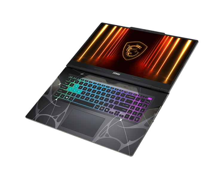 Ноутбук MSI Cyborg 17 B13WFKG Core i7-13620H 17.3" FHD (1920*1080), 144Hz DDR5 16GB (16GB*1),1TB SSD,NV RTX 5060 (8GB GDDR7),55.2Whr,2,5kg,DOS,1y,Translucent Black