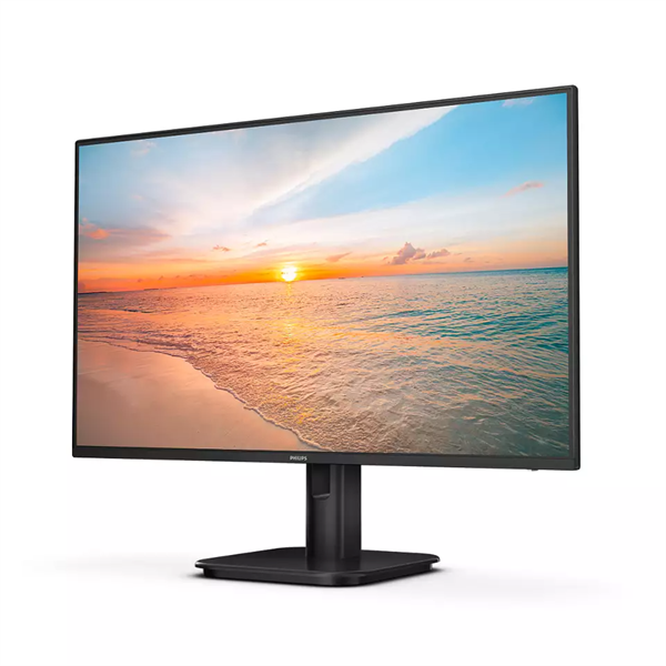 Монитор 23,8" Philips 24E1N1100A 1920x1080, WLED, 16:9, IPS, 300cd, 1500:1, MID, 4ms, 178/178, VGA, HDMI, 120Hz, Speakers, Tilt, Inter, VESA, Black, 3y