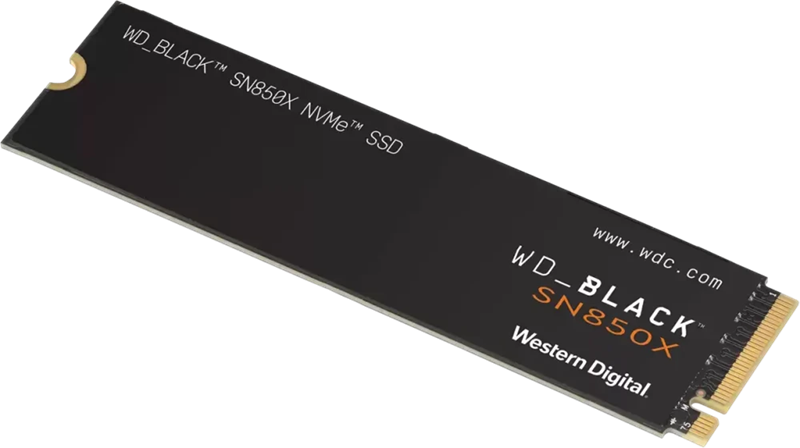 Твердотельный накопитель Western Digital Black SN850X SSD M2.2280 PCIe 4.0 4Tb, 7300MBs/6600MBs, TBW 2400, WDS400T2X0E, 1 year