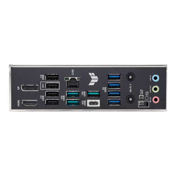 Материнская плата ASUS TUF GAMING B850M-PLUS WIFI7 WI, AM5, B850, 4*DDR5, 4*SATA, 3*M.2, 7*USB 3.2, 4*USB 2.0, Type-C, 1*PCIx16, 1*PCIx1, DP+HDMI, mATX; 90MB1MU0-M0EAY0