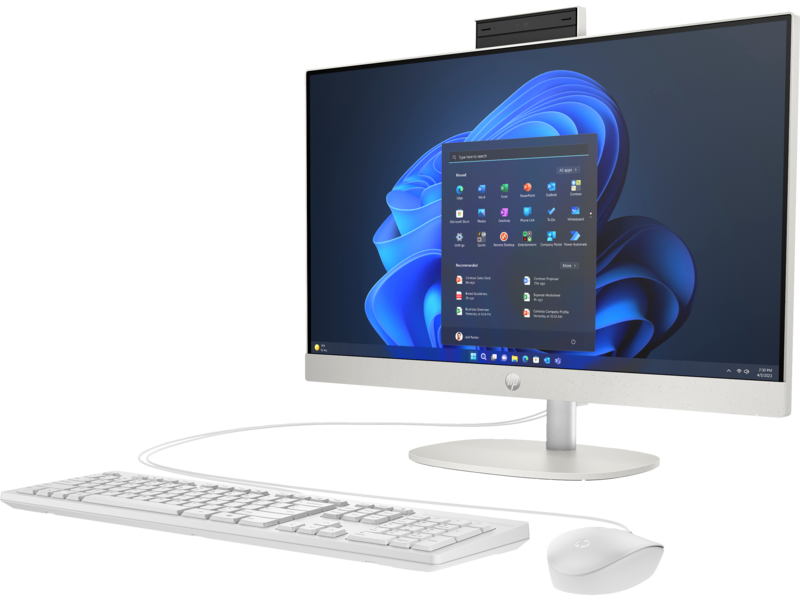 Моноблок HP ProOne 240 G10 All-in-One NT IPS 23,8"(1920x1080)Core i7-1355U,8GB,512GB,eng/rus usb kbd,mouse,WiFi,BT,5MP,White,DOS,1Wty