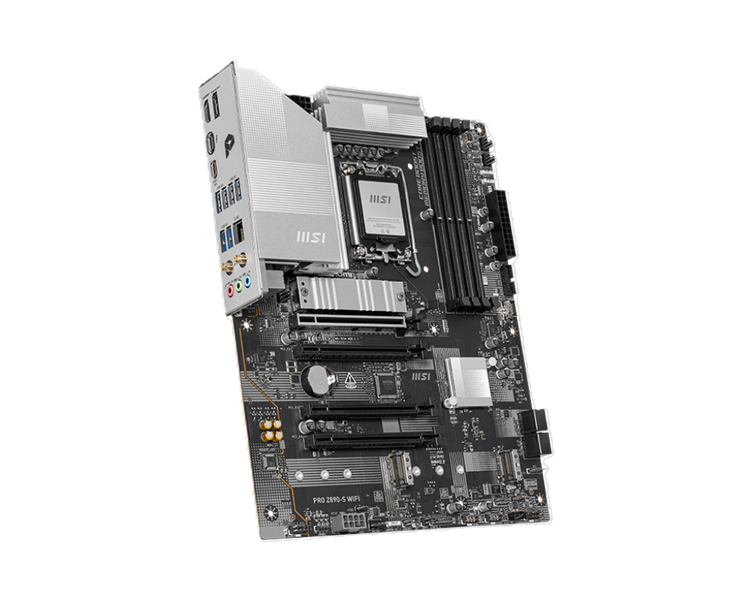 Материнская плата MSI PRO Z890-S WIFI, Z890,LGA1851,4DDR5,4PCI-Ex16,3M.2,1USB 40G,2USB 20G,8USB 5G, 4USB 2.0