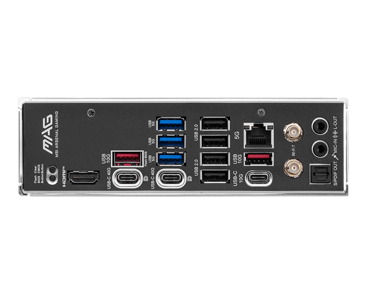 Материнская плата MSI MAG X870 TOMAHAWK WIFI,X870,AM5,4DDR5,3PCI-Ex16,4M.2,4SATA3,2USB4,1USB 3.2 Gen2x2,3