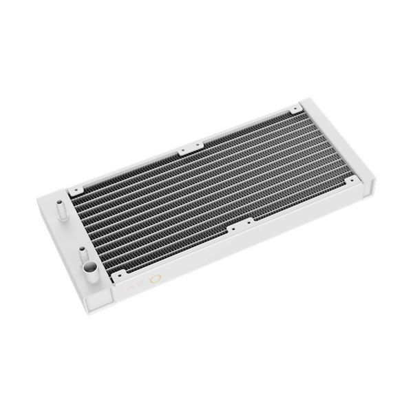 Система водяного охлаждения Ocypus Sigma L24 WH ARGB, 240mm, LCD Pump 2.4", 2x120mm ARGB fans, LGA115X/1200/1700/18XX, AM4/AM5