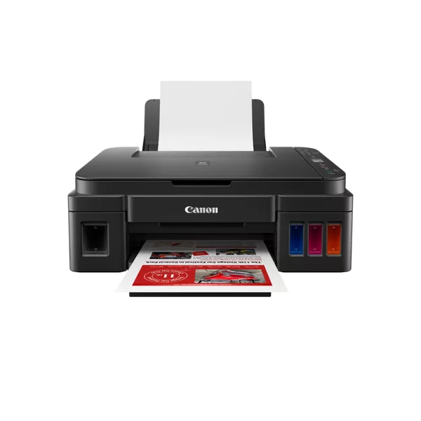 МФУ Струйное Canon Pixma G3410 (A4, цветное, печ. 8.8 стр/мин (ч/б) 5 стр/мин (цвет), скан. до 19 стр/мин., 4800x1200 dpi (принтер) 1200х600 dpi (сканер), USB, Wi-Fi)