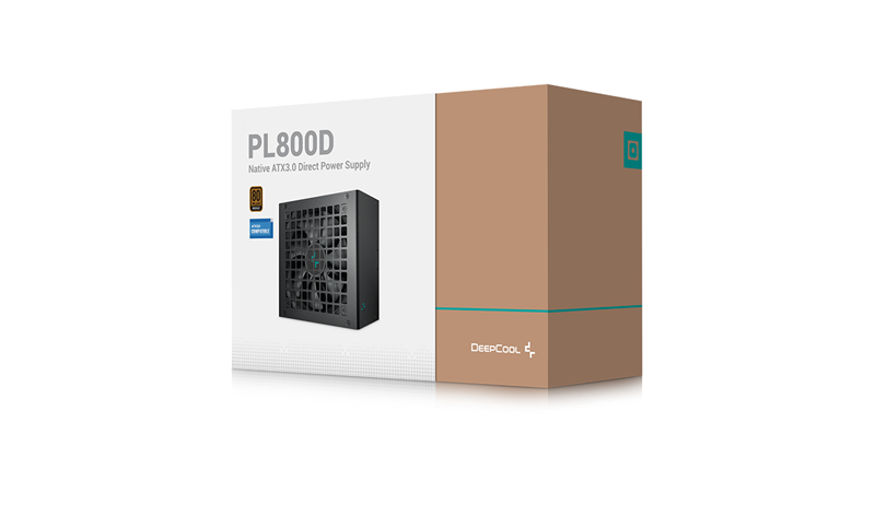 Блок питания Deepcool PL800D (ATX 3.0, 800W, PWM 120mm fan, Active PFC+DC to DC, 80+ BRONZE) RET (R-PL800D-FC0B-WDEU-V2)