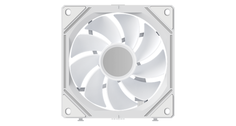 Вентилятор для корпуса Ocypus Gamma F12 UNI WH ARGB REVERSE BLADE 3 IN 1, 3x120x120x25mm, 4-PIN PWM, 800-1800 RPM, 31 DBA MAX, HYDRO BEARING