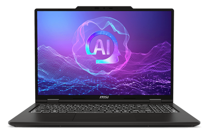Ноутбук MSI Venture A16 AI+ A3HMG AMD Ryzen AI 5 340 16" 16:10 2K OLED (2048*1280) 120Hz,DDR5 16GB (8GB*2),512GB SSD, Intel Arc Graphics,75Whr,1,9kg,1y,Dos,Solid Gray