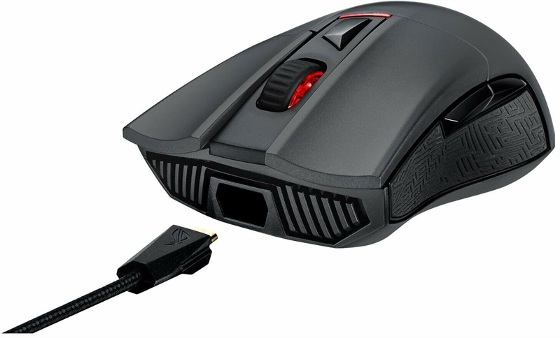 Мышь ASUS ROG GLADIUS II CORE, 92,5g, Wired, 6,2K DPI Sensor, 6 Programmable Buttons, Black