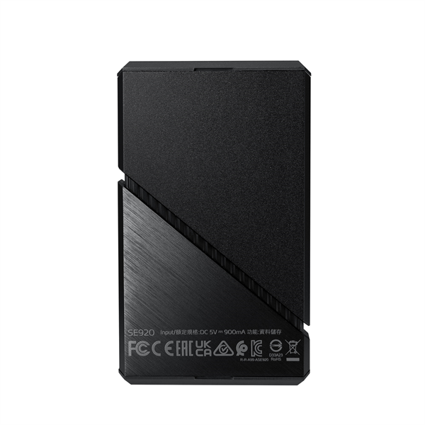Внешний накопитель External SSD ADATA 1TB USB 4.0 (USB 40Gbps) R3800/W3700MB/s 3D NAND COLOR BOX black