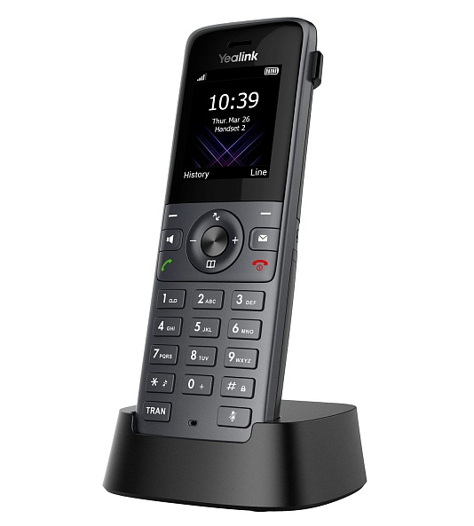 Трубка YEALINK DECT трубка W74H, экран 1.8", виброоповещение, FNR, BT, 3.5 mm, для W70B/W71P/W73P/W74P/W76P/W79P/W75/W80/W90, шт