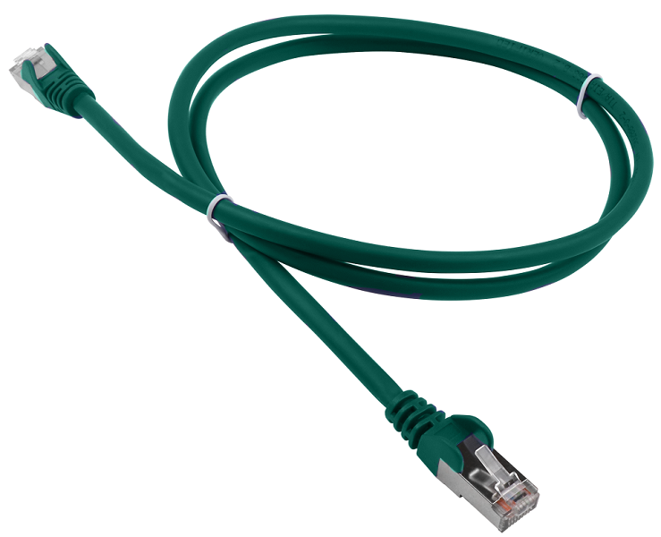 Патч-корд Патч-корд LANMASTER LSZH FTP кат.5e, 2.0 м, зеленый