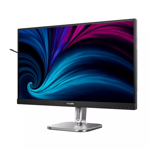 Монитор 27" Philips 27B2N4500 2560x1440, WLED, 16:9, IPS, 350cd, 4ms, 1500:1, 50M:1, 178/178, 2*HDMI, DP, USB Hub: 3*USB3.2, USB-C(15W) Speakers, 120Hz, Tilt, HAS, Swivel, Pivot, Internal, VESA, Black, 3y
